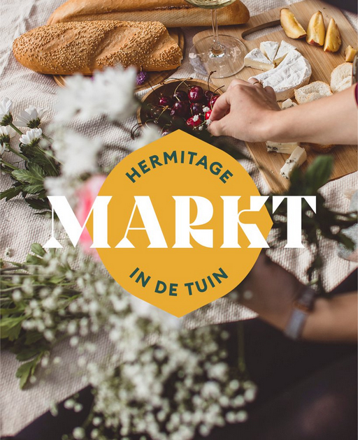 Markt in de tuin van de Hermitage